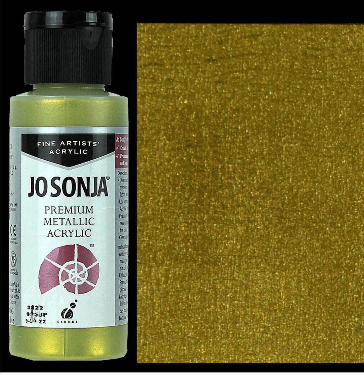 Green Gold Jo Sonjas Premium Metallics 60ml - Jo Sonjas -   - 