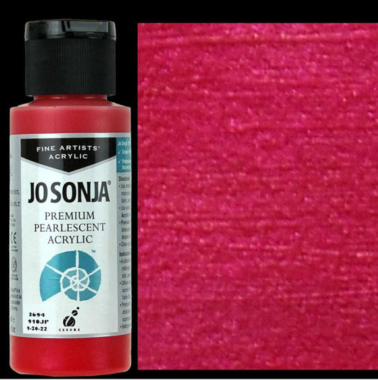 Red Jo Sonjas Premium Pearlescent 60ml - Jo Sonjas -   - 