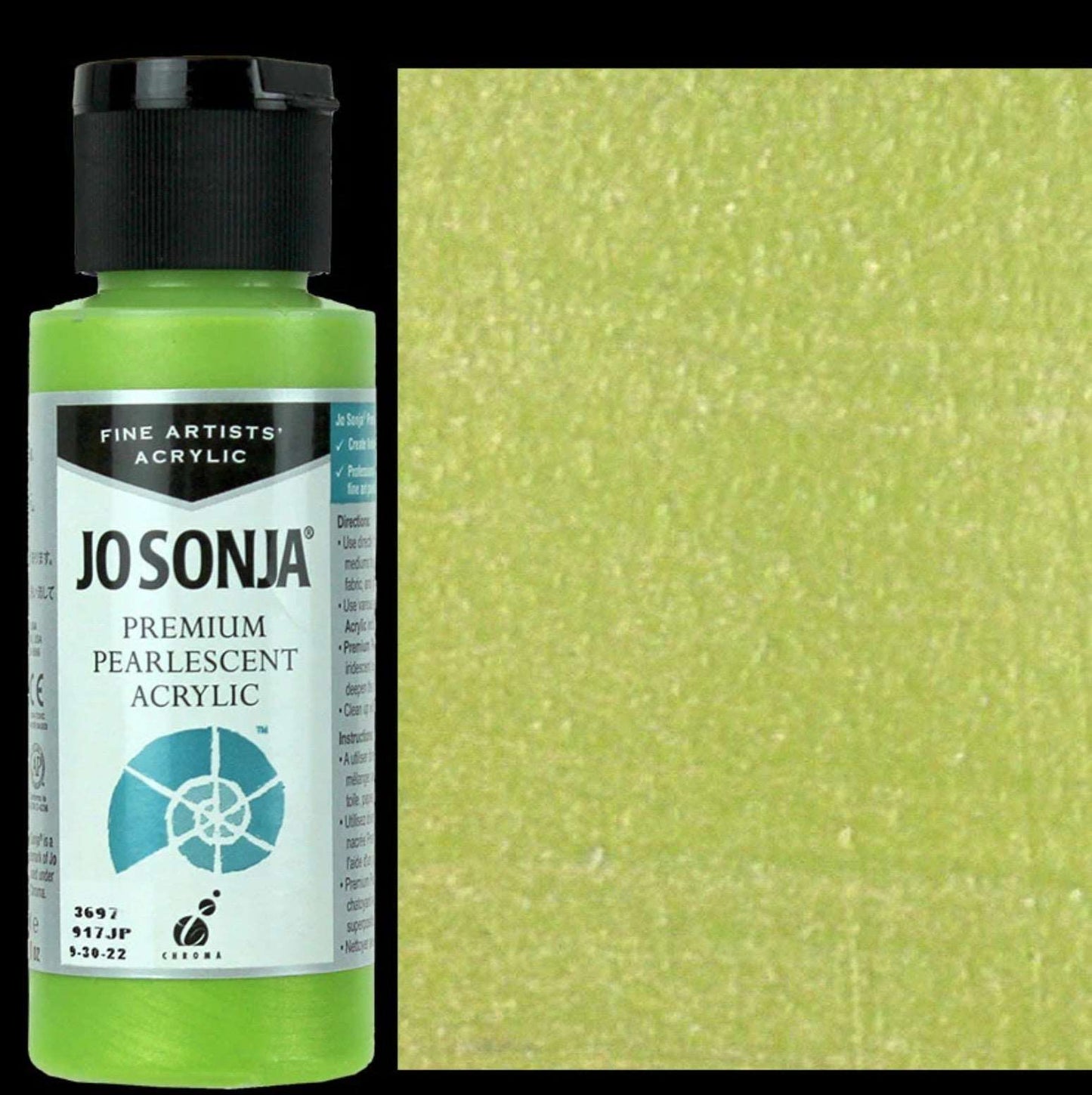 Yellow Green Jo Sonjas Premium Pearlescent 60ml - Jo Sonjas -   - 