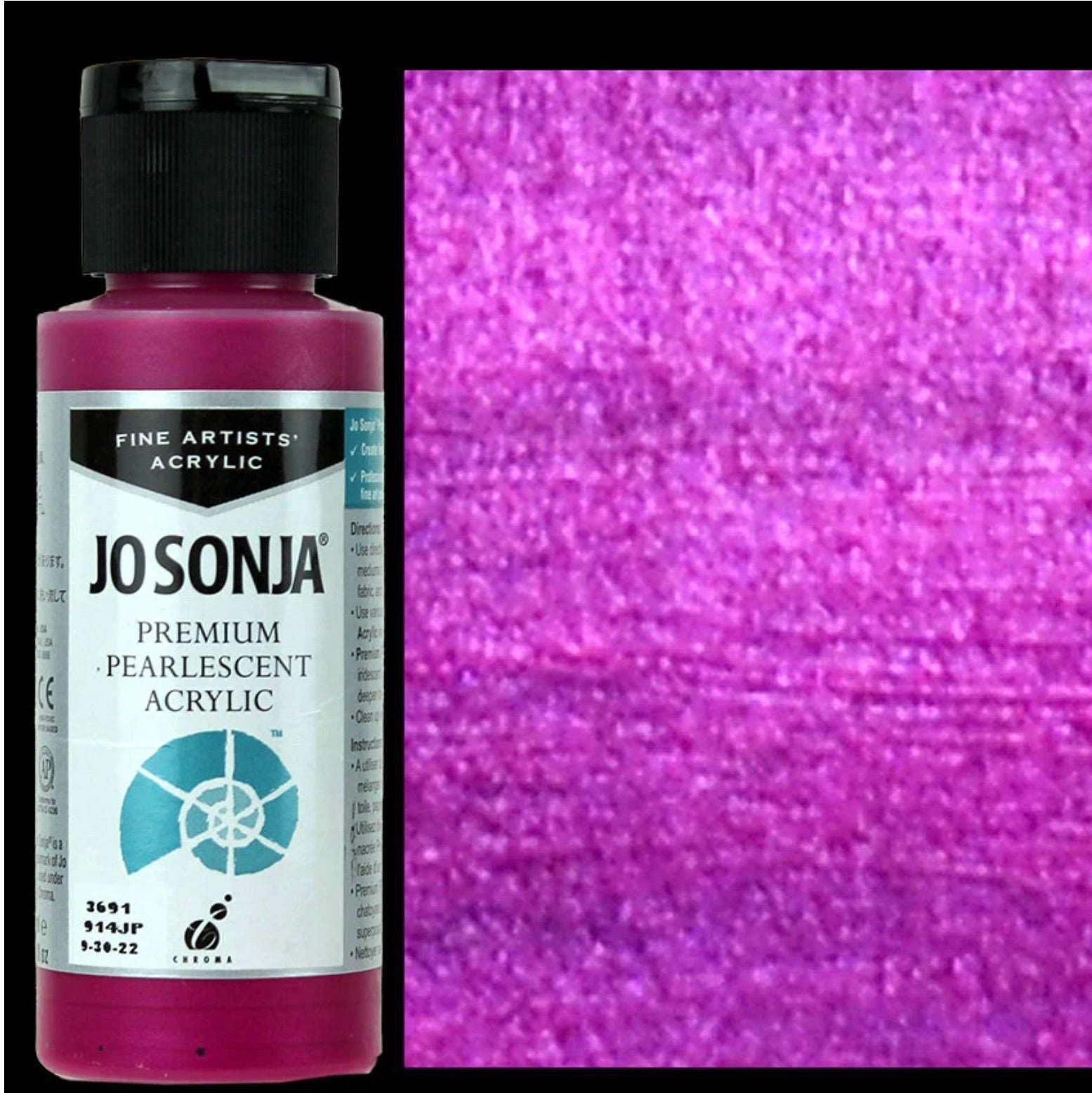 Magenta Jo Sonjas Premium Pearlescent 60ml - Jo Sonjas -   - 
