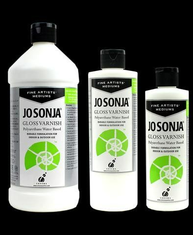 Poly Varnish Gloss | Medium - 1ltr Bottles - Jo Sonjas -   - 