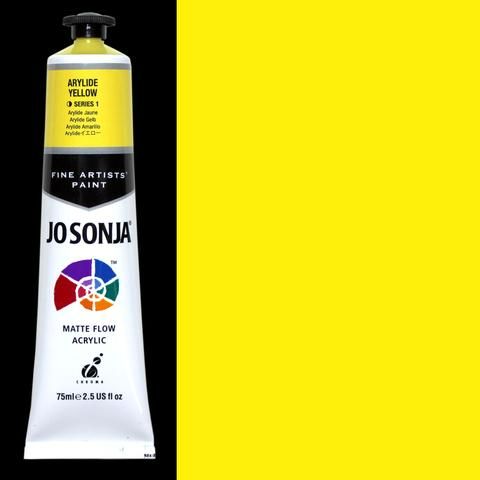 Arylide Yellow - 75ml | Artist Quality Acrylic Paint - Series 2 - Jo Sonjas -   - 