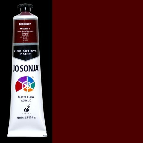 Burgundy - 75ml | Artist Quality Acrylic Paint - Series 1 - Jo Sonjas -   - 